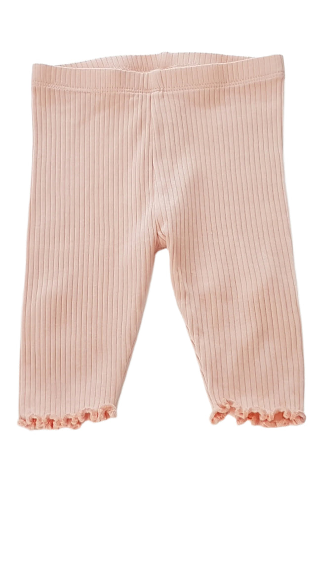 ÚJ TU RÓZSASZÍN, BORDÁZOTT KISLÁNY LEGGING 62 Hover Image