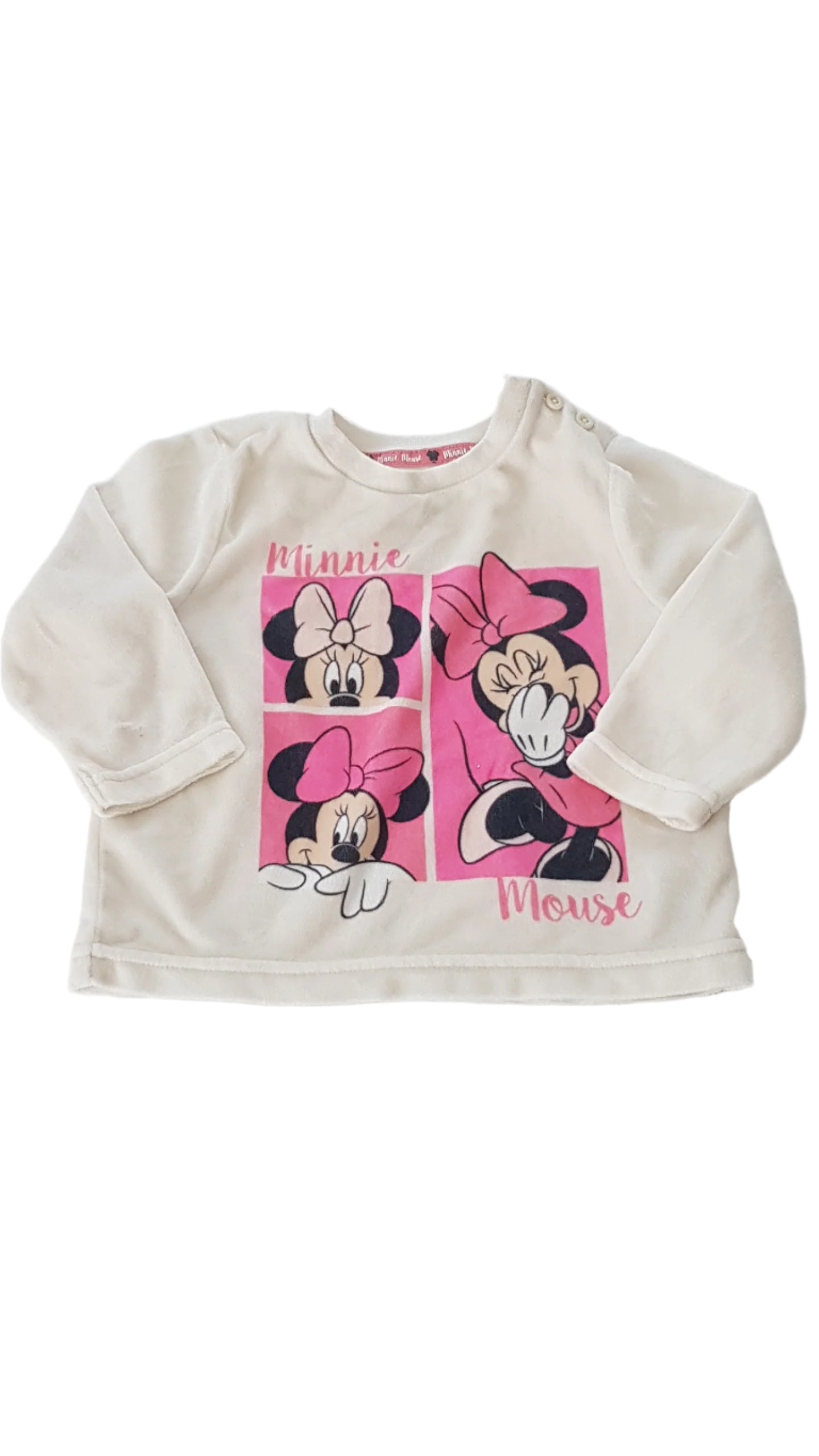 ÚJ PRIMARK DISNEY MINNIE MOUSE WELLSOFT KISLÁNY FELSŐ 74