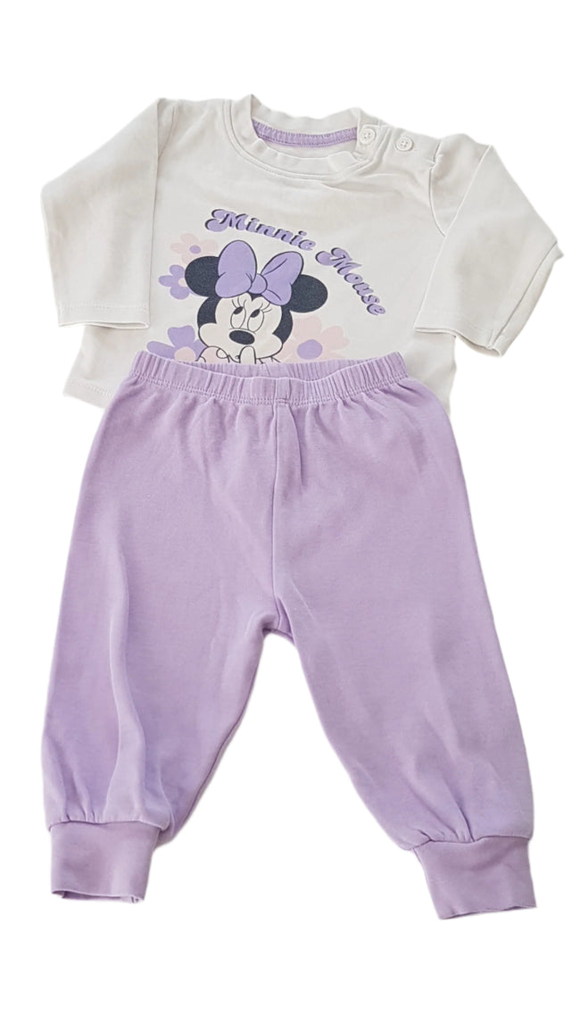 PRIMARK DISNEY MINNIE MOUSE KISLÁNY JOGGER SZETT 74 Hover Image