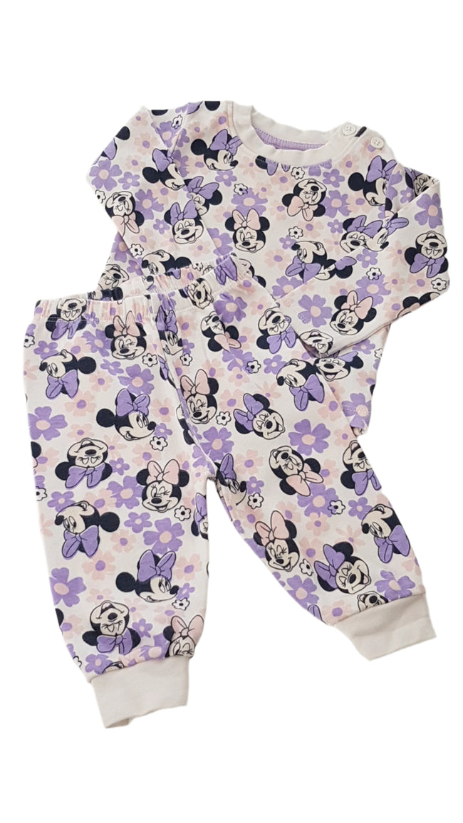 PRIMARK DISNEY MINNIE MOUSE KISLÁNY JOGGER SZETT 74 Hover Image