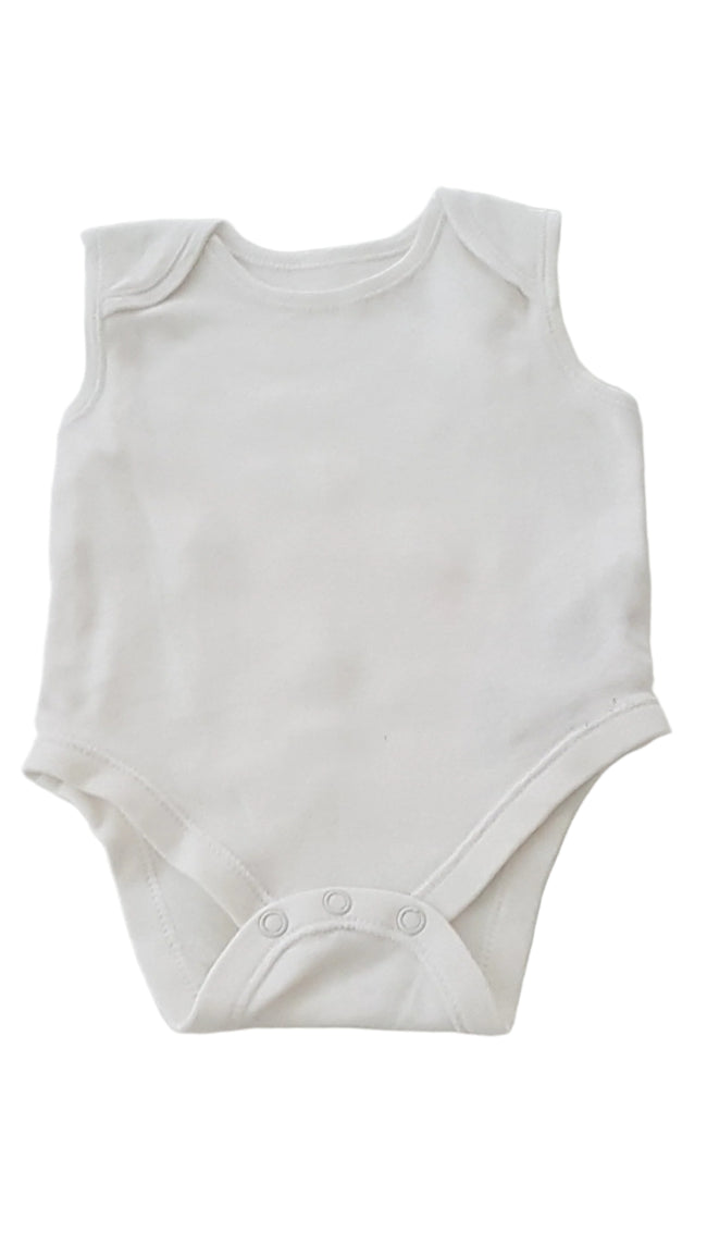PRIMARK UNISEX FEHÉR BODY 68 Hover Image