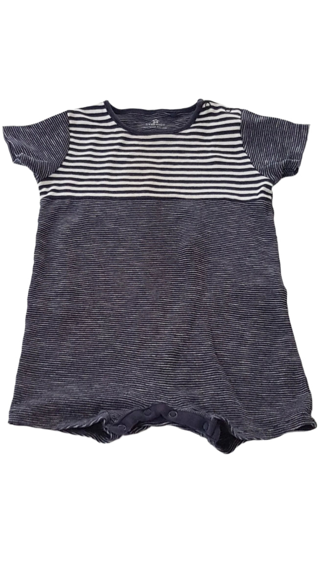 NEXT KÉK SZÍNŰ, CSÍKOS KISFIÚ PLAYSUIT 86 Hover Image