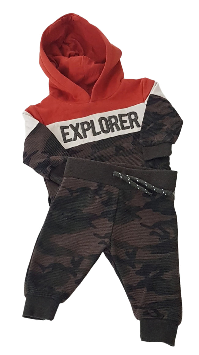 PRIMARK  TEREPMINTÁS , KAPUCNIS KISFIÚ JOGGER 62 Hover Image