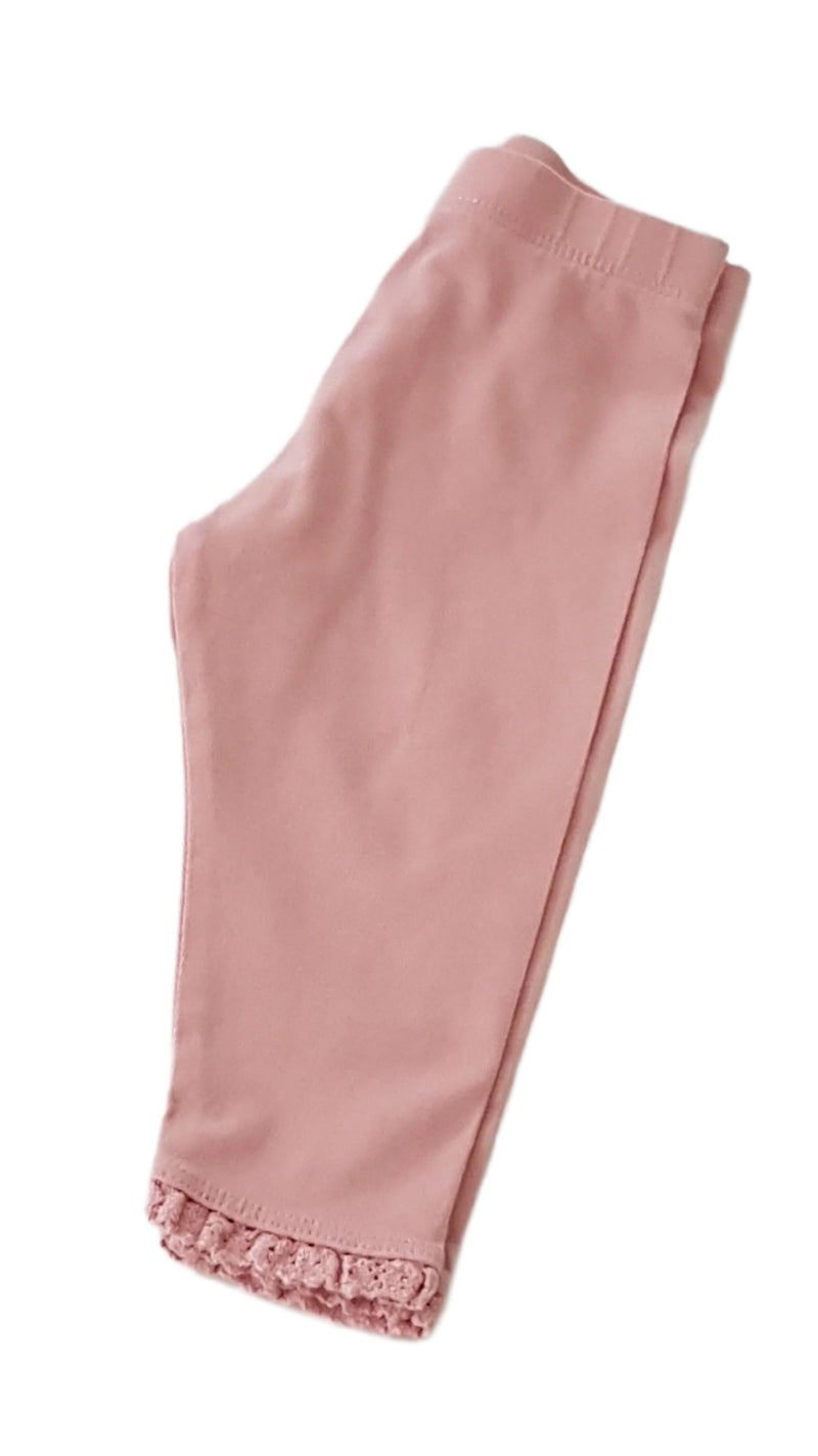 F&F PÚDER SZÍNŰ KISLÁNY LEGGING 68