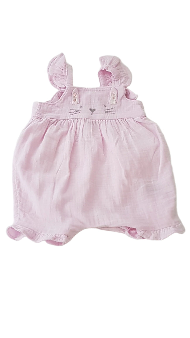 ÚJ NEXT LILA SZÍNŰ KISLÁNY PLAYSUIT 68 Hover Image