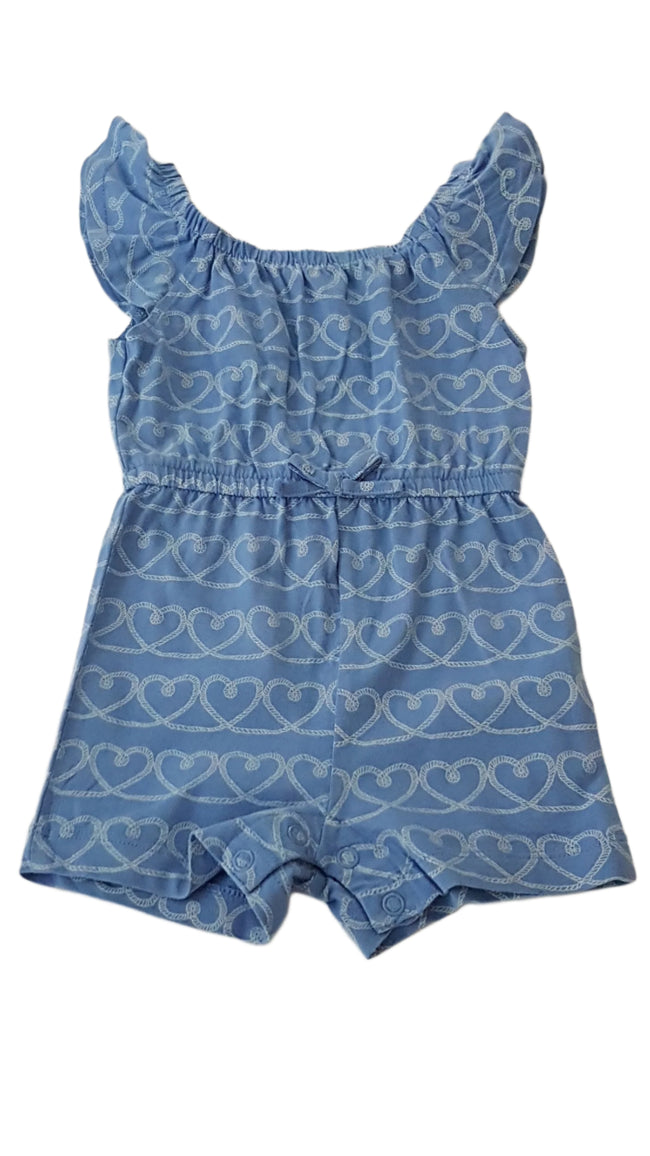 PRIMARK SZÍVECSKÉS KISLÁNY PLAYSUIT  68 Hover Image