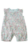 ÚJ F&F APRÓ VIRÁGMINTÁS KISLÁNY PLAYSUIT 62
