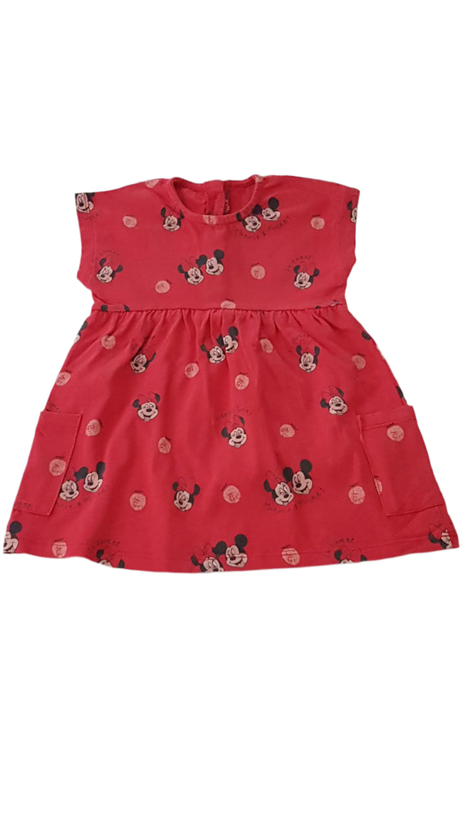 ÚJ GEORGE DISNEY MINNIE MOUSE KISLÁNY RUHÁCSKA 68 Hover Image