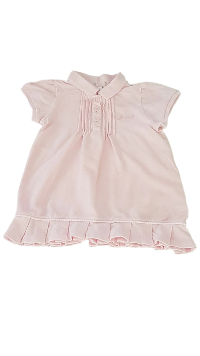 DEBENHAMS RÓZSASZÍN, GOMBOS, GALLÉROS KISLÁNY RUHÁCSKA 86 Hover Image