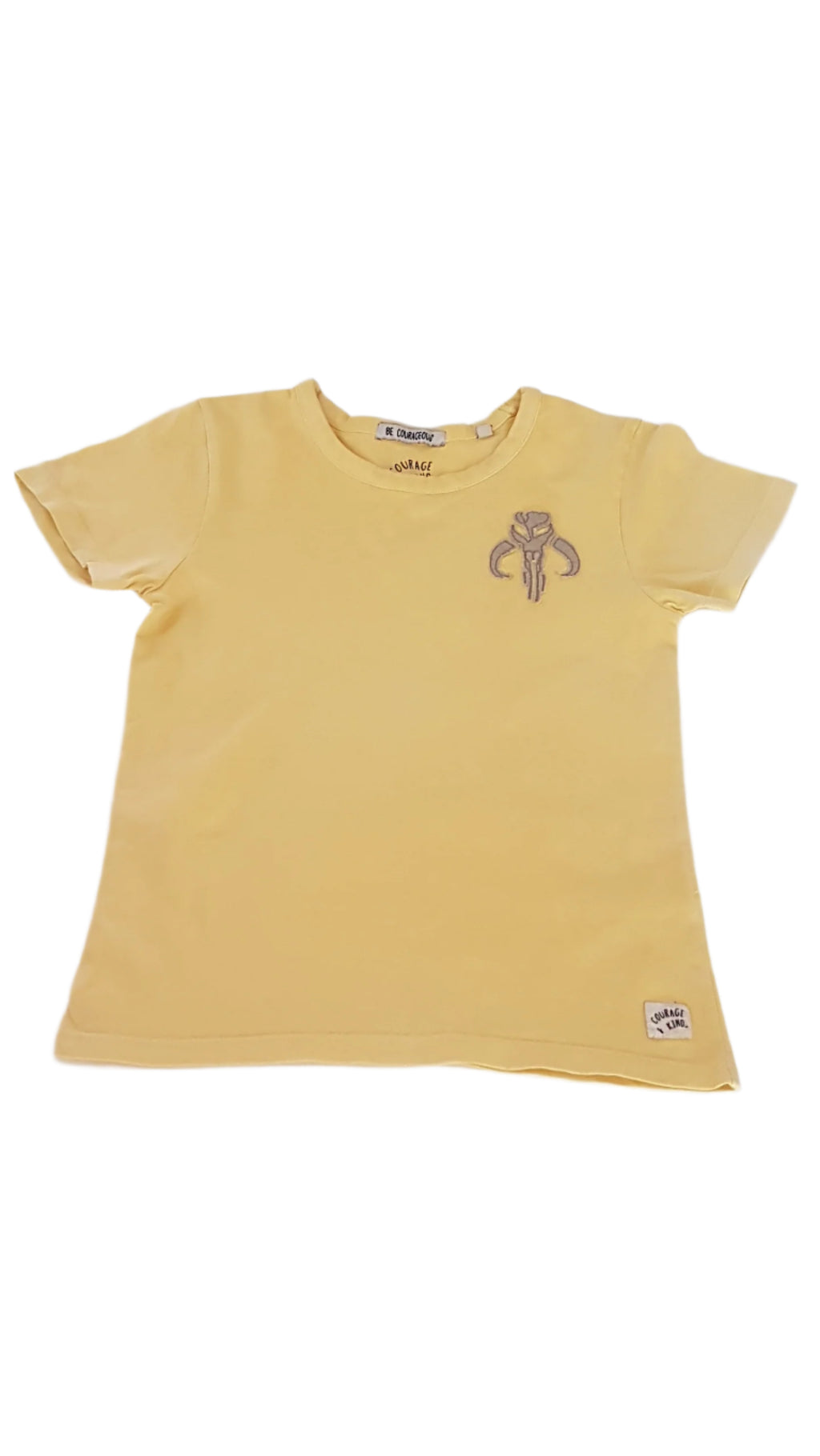 COURAGE & KIND. SÁRGA SZÍNŰ, VAGÁNY KISFIÚ PÓLÓ  110-116