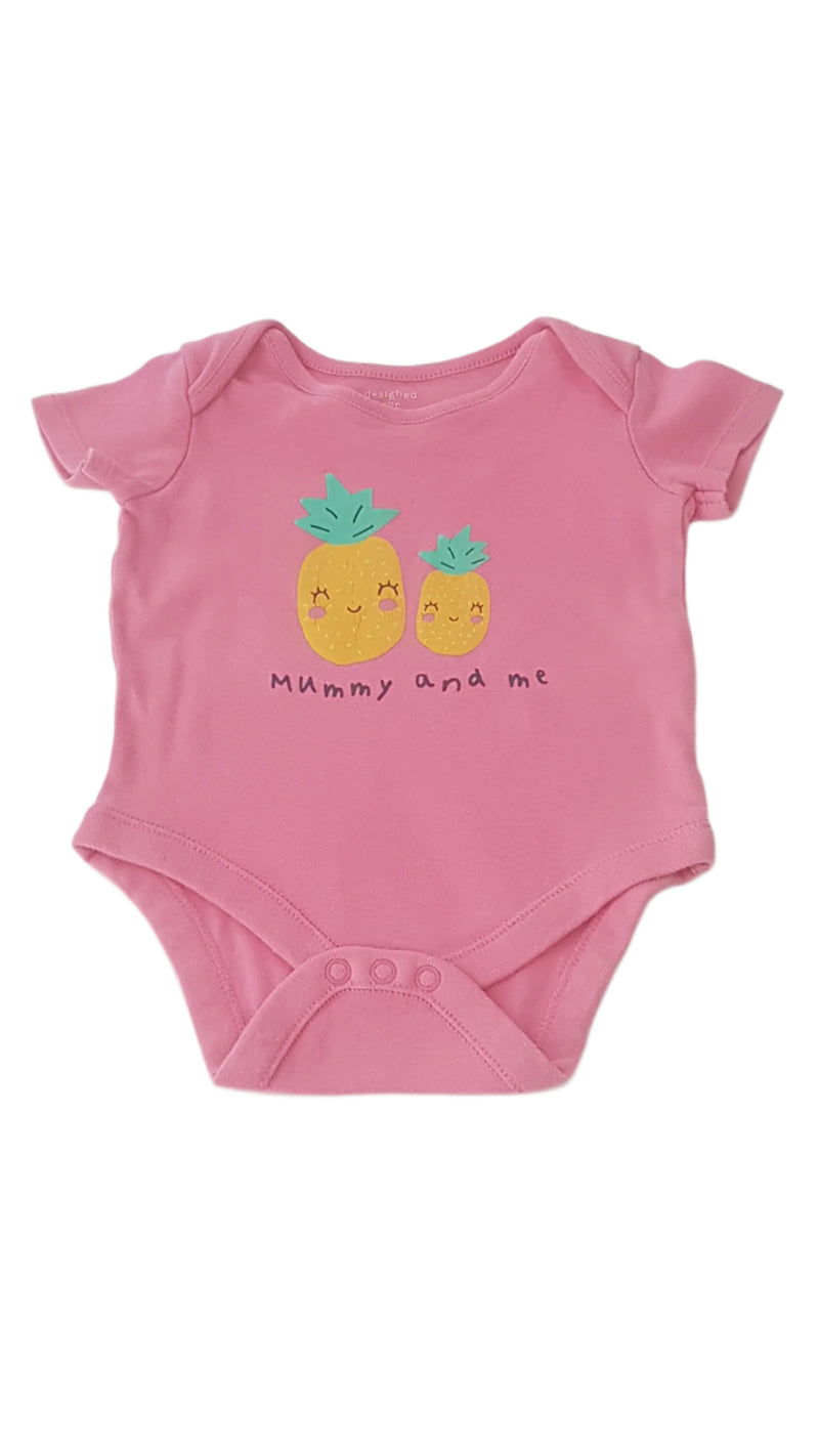 F&F MUMMY AND ME ANANÁSZOS KISLÁNY BODY 68