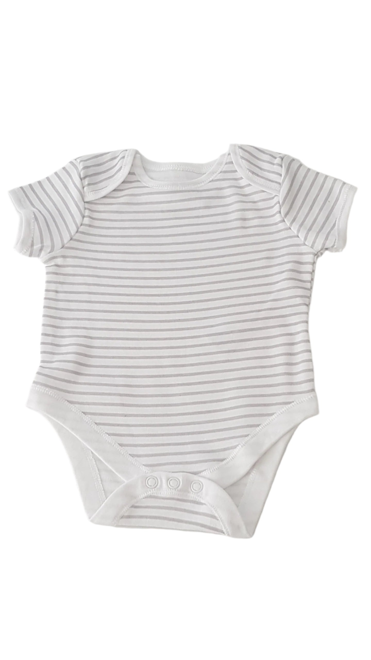 ÚJ PRIMARK UNISEX CSÍKOS BODY 68