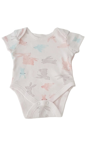 ÚJ PRIMARK SZÍNES NYUSZIKÁS KISLÁNY BODY 62