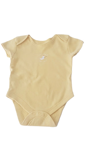 PRIMARK SÁRGA SZÍNŰ UNISEX BODY 80