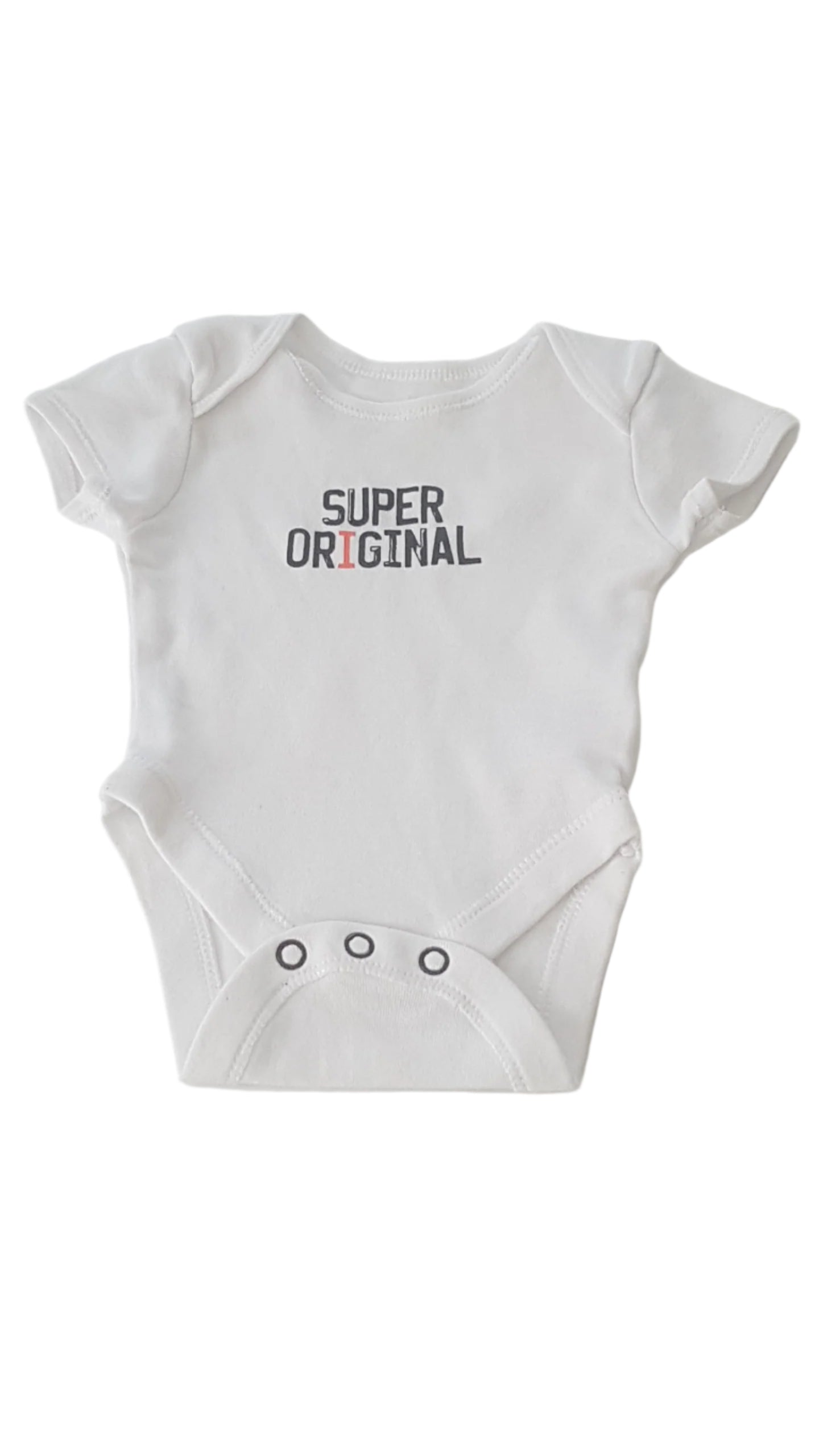 ÚJ PRIMARK SUPER ORIGINAL FELIRATOS UNISEX BODY 56