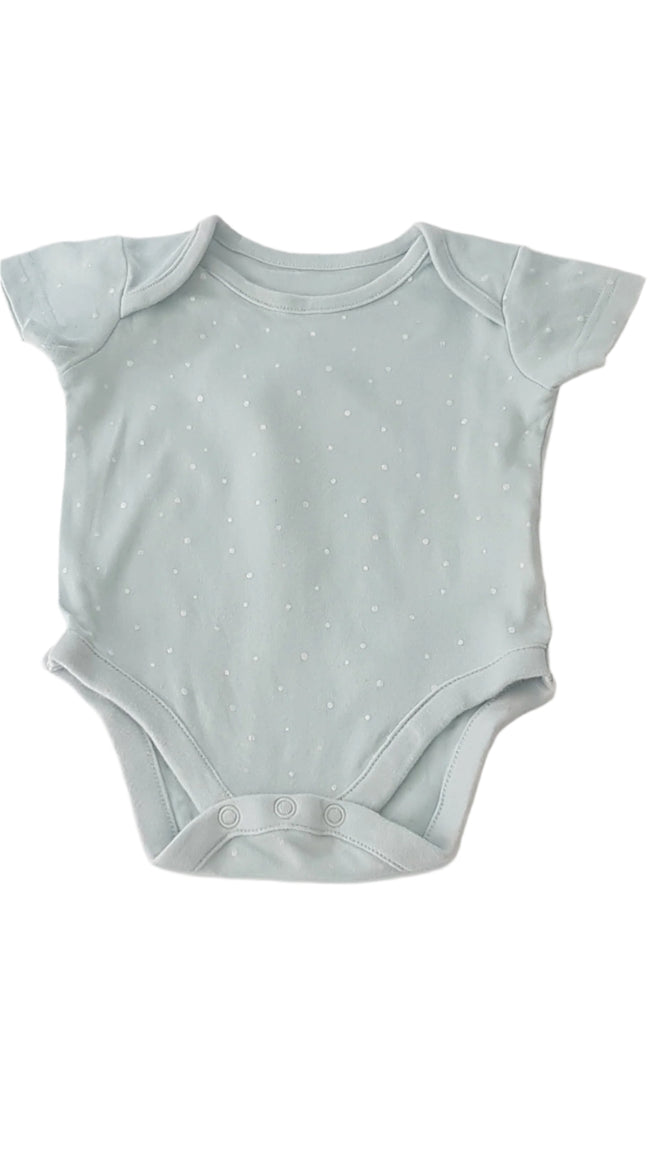 KIVÁLÓ MOTHERCARE APRÓ PÖTTYÖS, MENTA SZÍNŰ UNISEX BODY 62 Hover Image