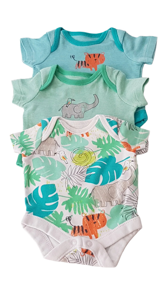 F&F SAFARI MINTÁS KISFIÚ BODY SZETT 50 Hover Image