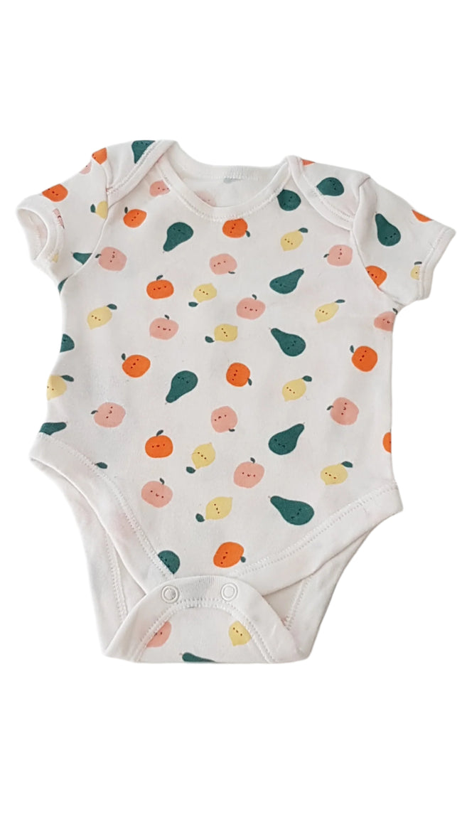 ÚJ PRIMARK GYÜMÖLCSÖS UNISEX BODY 62 Hover Image