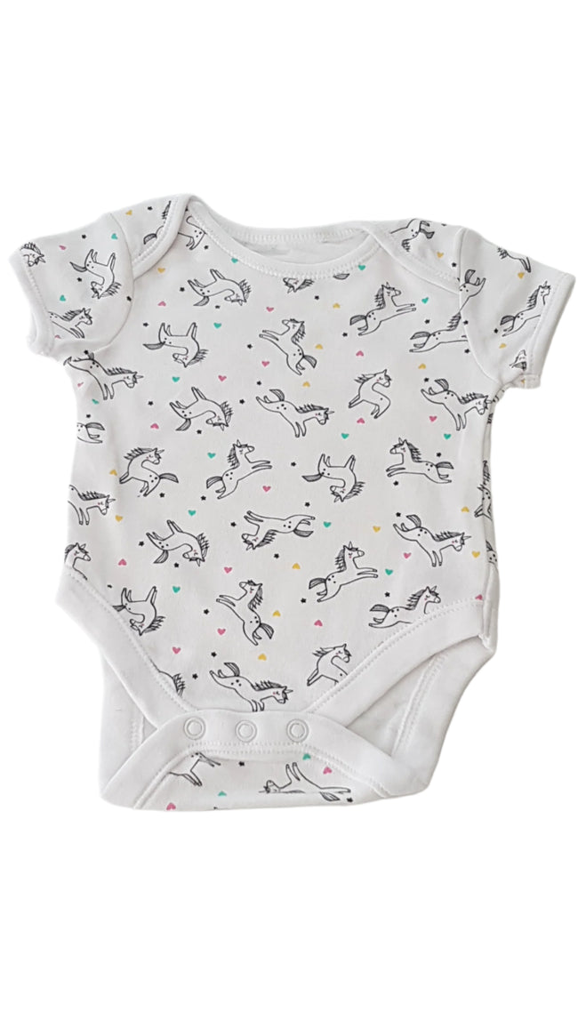 PRIMARK UNICORN MINTÁS KISLÁNY BODY 62 Hover Image