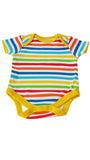 ÚJ MINI CLUB SZÍNES CSÍKOS UNISEX BODY 62