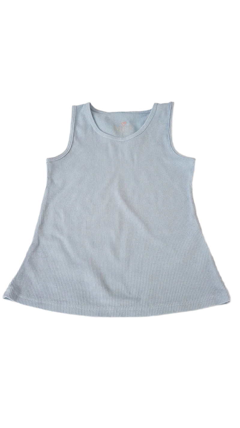 MISS E-VIE VILÁGOSKÉK BORDÁZOTT KISLÁNY TRIKÓ 122-128