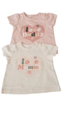 ÚJ NUTMEG CSILLÁMOS, ILOVE DADDY & MUMMY FELIRATOS KISLÁNY PÓLÓ SZETT 62