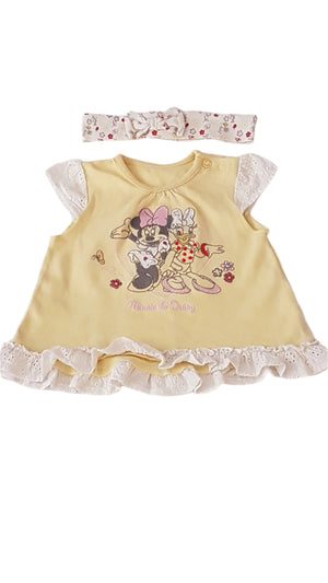 DISNEY MINNIE & DAISY KISLÁNY TUNIKA 62-68