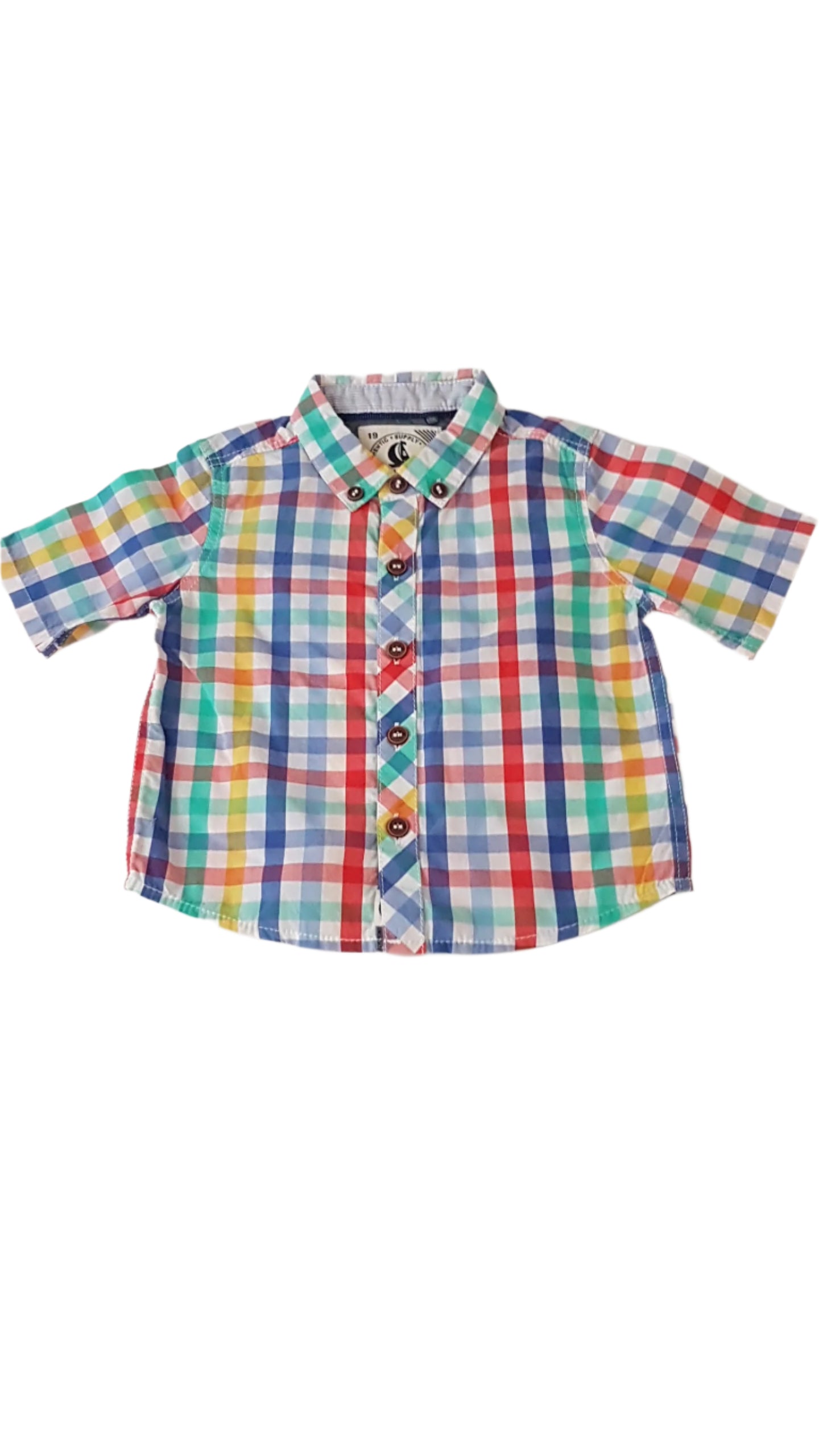 ÚJ NEXT TRENDI KOCKÁS KISFIÚ ING 68