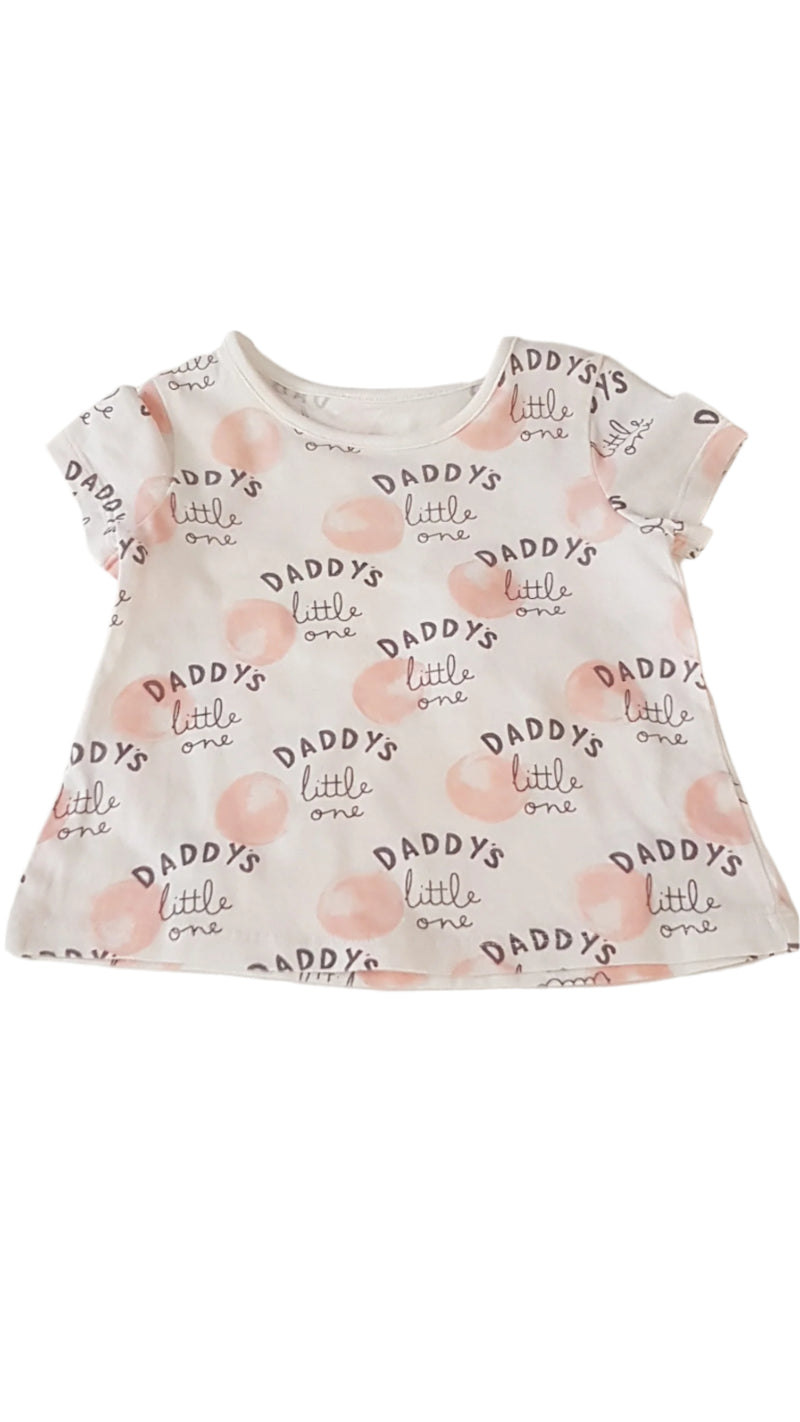 GEORGE DADDY'S LITTLE ONE FELIRATOS KISLÁNY PÓLÓ 68