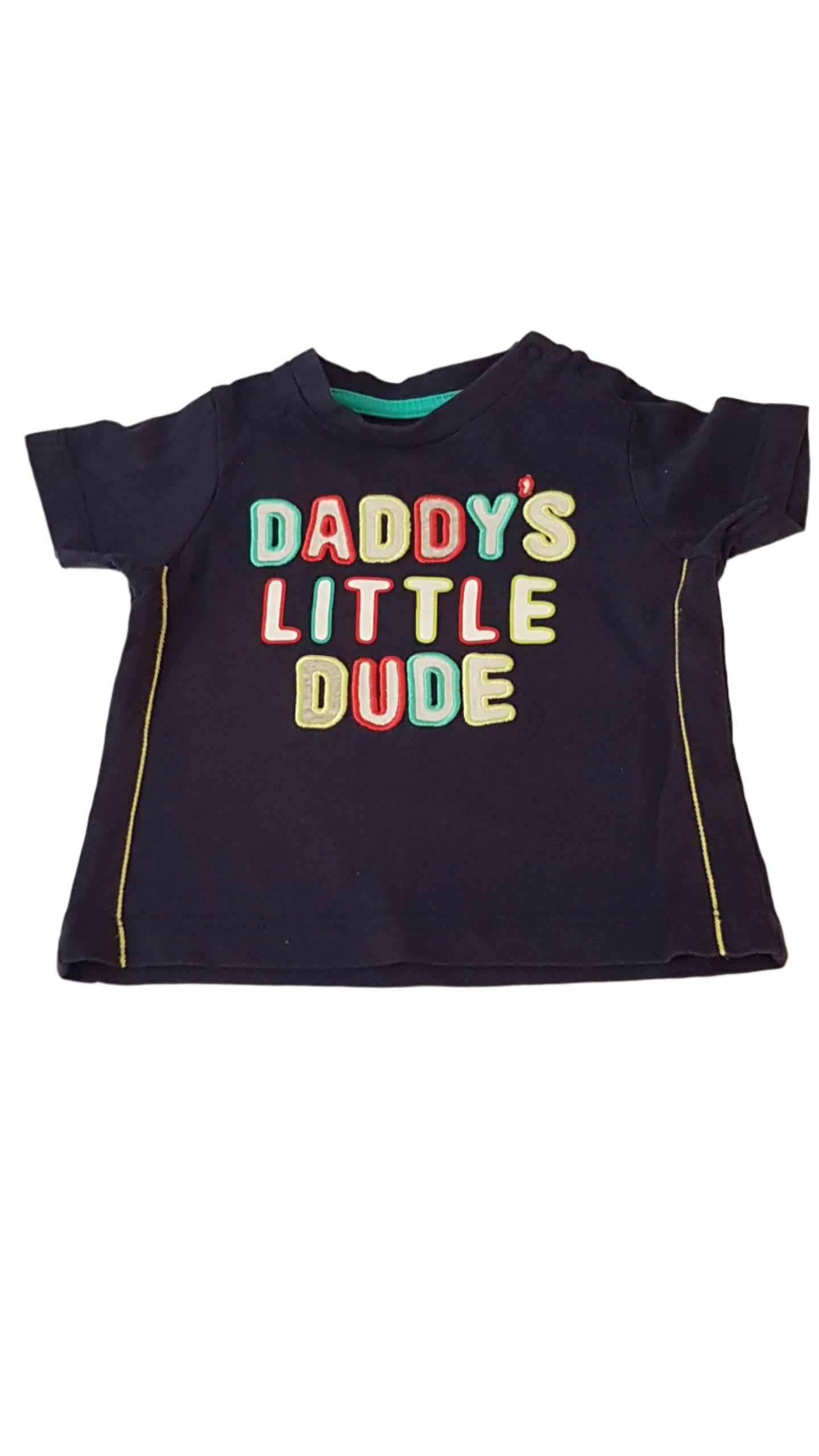 ÚJ NUTMEG DADDY'S LITTLE DUDE FELIRATOS KISFIÚ PÓLÓ 62-68