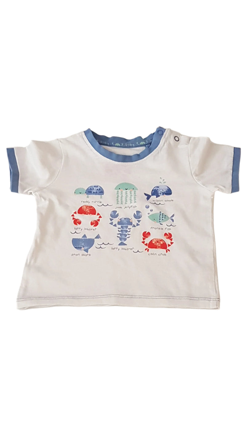 ÚJ TU ÁLLATOS KISFIÚ PÓLÓ 68-74