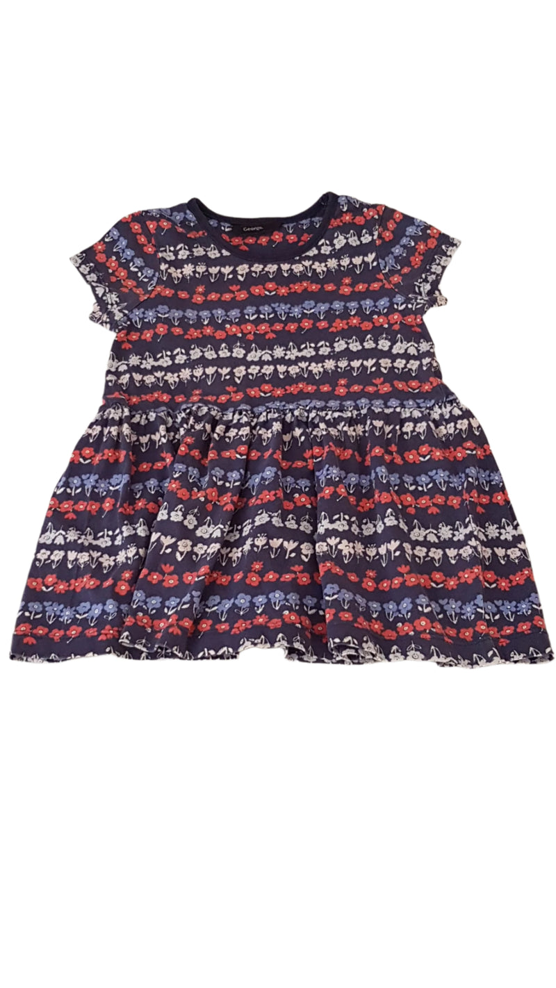 GEORGE VIRÁGOS KISLÁNY RUHA 86-92