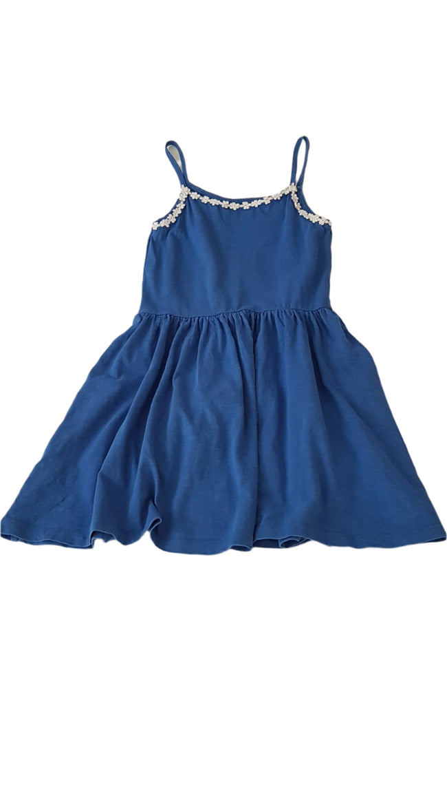 NEXT KIRÁLYKÉK PAMUT KISLÁNY RUHA 116 Hover Image