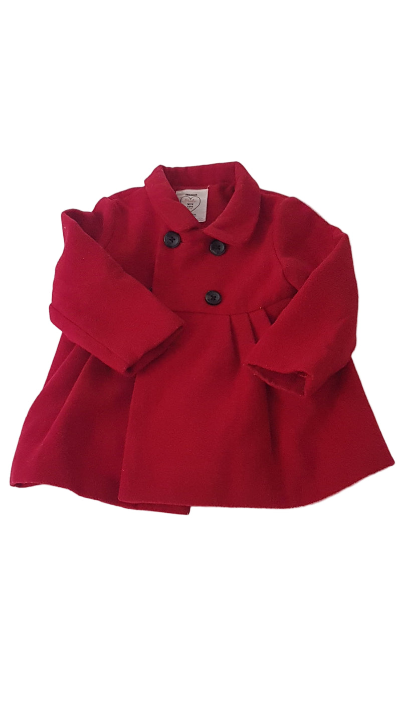 PRIMARK PIROS SZÍNŰ KISLÁNY SZÖVETKABÁT  92