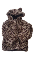 M&S OCELOT MINTÁS KISLÁNY SZŐRME KABÁT 122