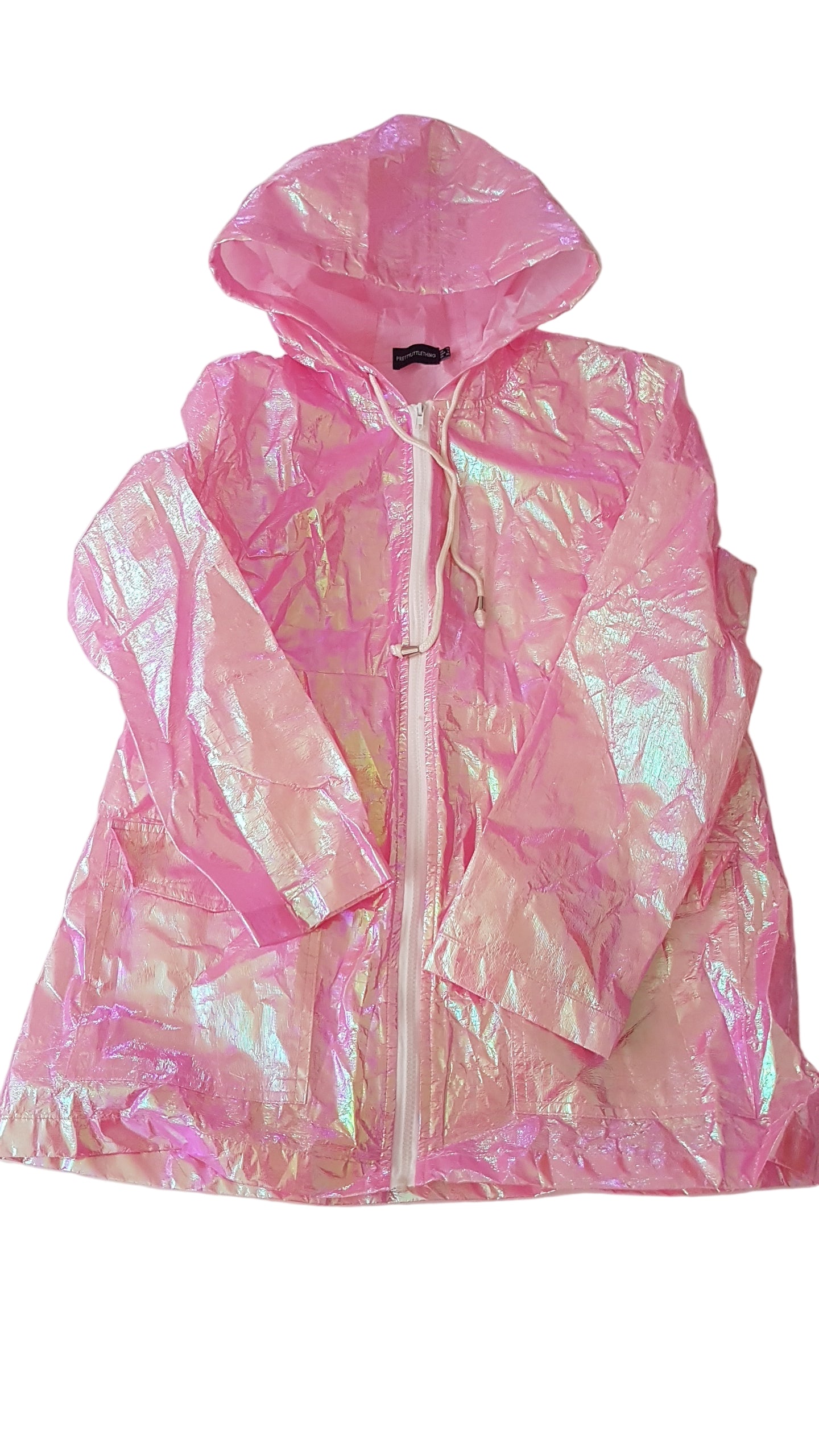 PRETTYLITTLETHING  NEON SZÍNŰ, CSAJOS KISLÁNY SZÉLKABÁT  164-176