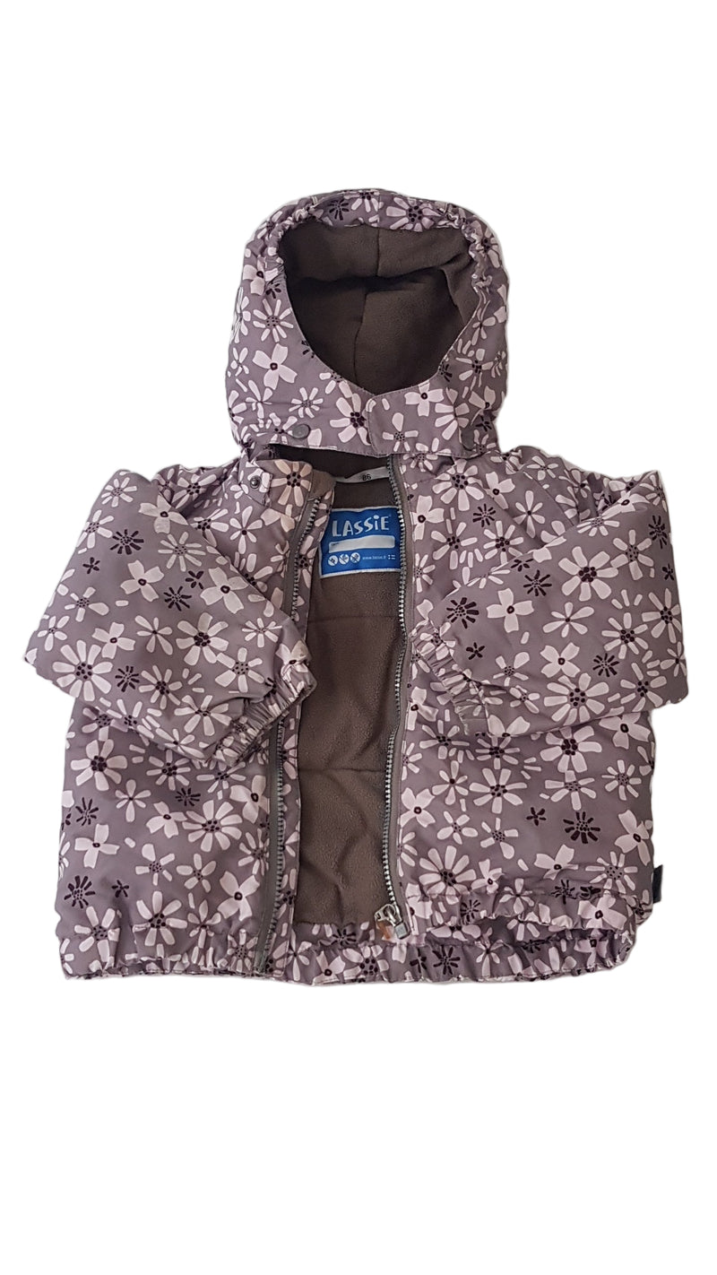 LASSIE  VIRÁGOS KISLÁNY KABÁT  86