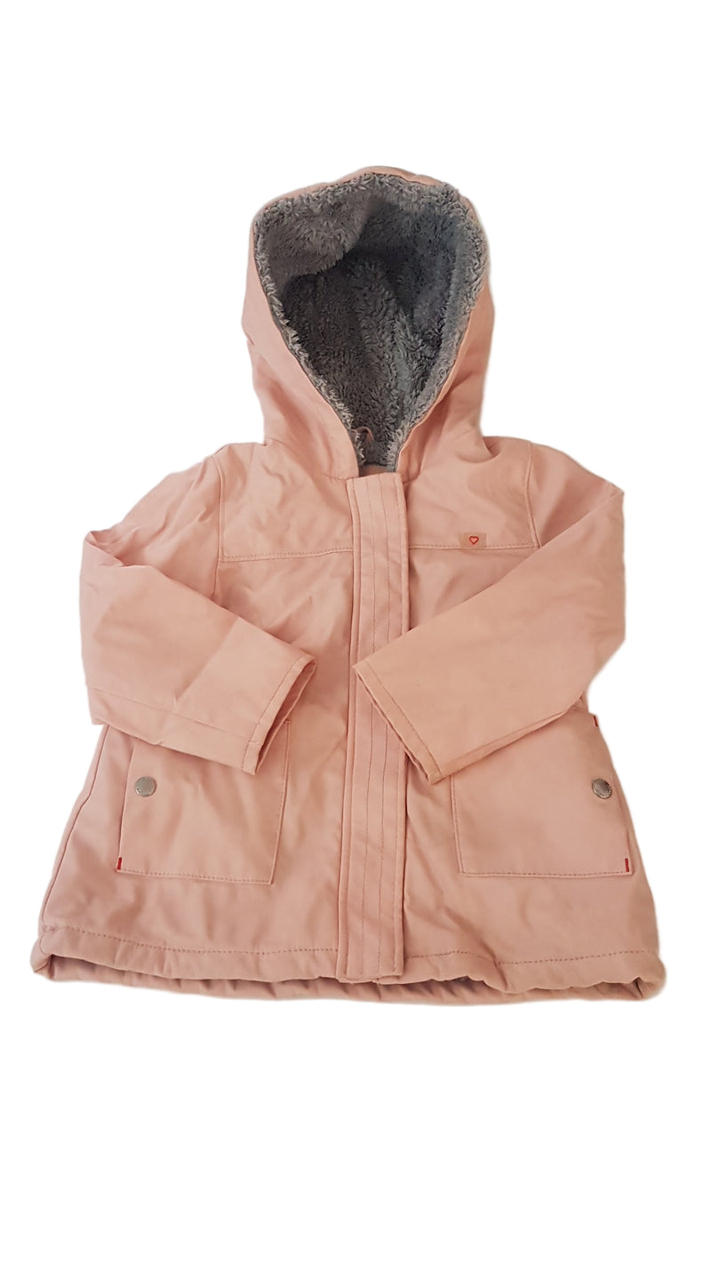 ZARA PÚDER SZÍNŰ, BUNDÁS, KISLÁNY  ESŐKABÁT  104