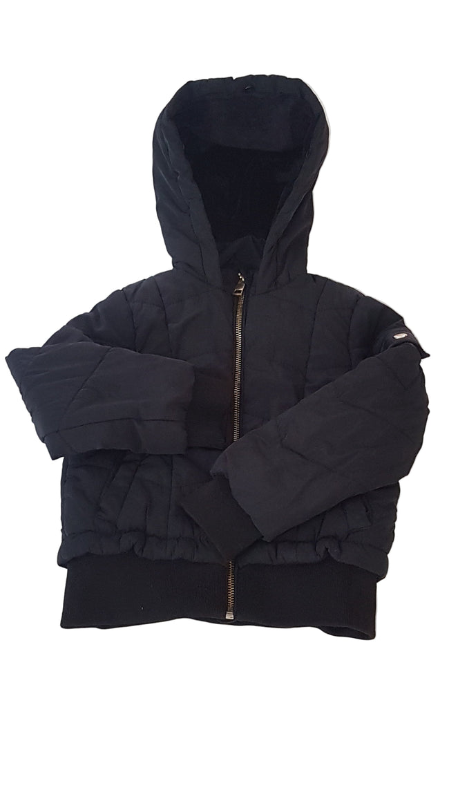 M&S FEKETE SZÍNŰ , TRENDI KISLÁNY DZSEKI  104 Hover Image