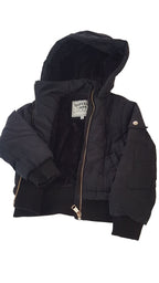 M&S FEKETE SZÍNŰ , TRENDI KISLÁNY DZSEKI  104