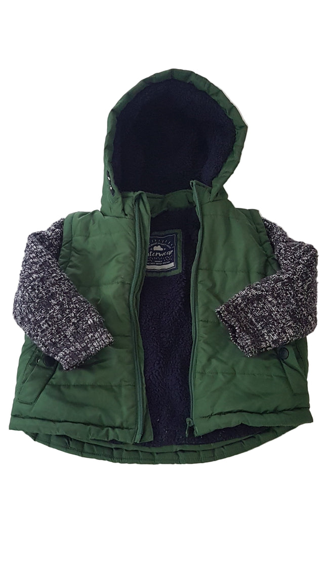 GEORGE ZÖLD SZÍNŰ KISFIÚ KABÁT  80-86 Main Image