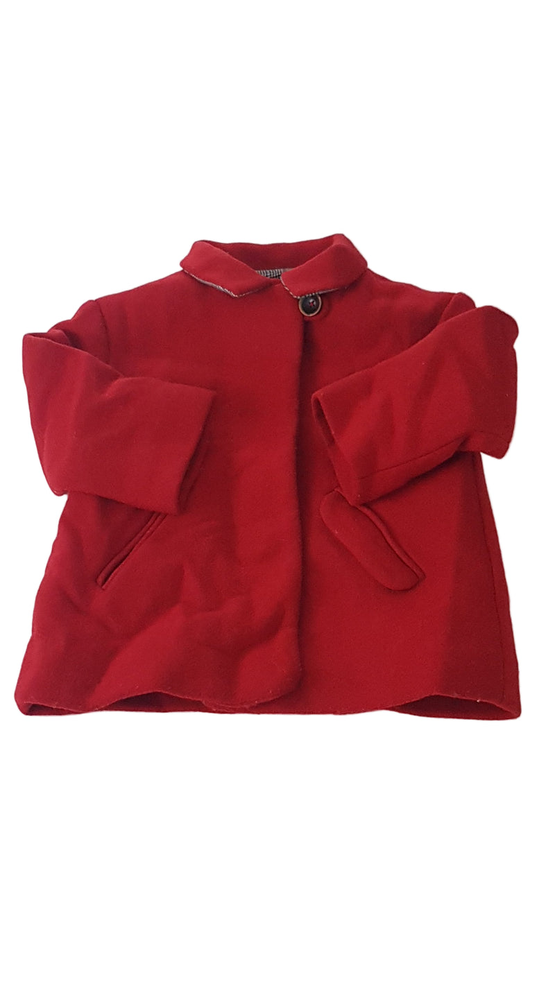 ZARA BABY ELEGÁNS KISLÁNY KABÁT 92