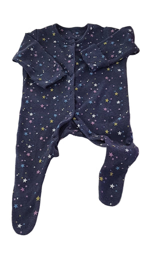 MOTHERCARE  SZÍNES CSILLAGOS KISLÁNY RUGDALÓZÓ 62