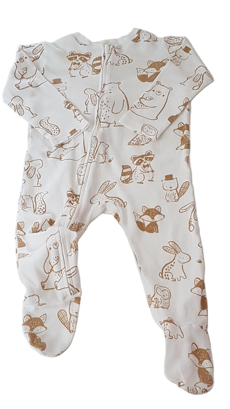 GEORGE CIPZÁRAS, ÁLLATOS UNISEX RUGDALÓZÓ 74-80