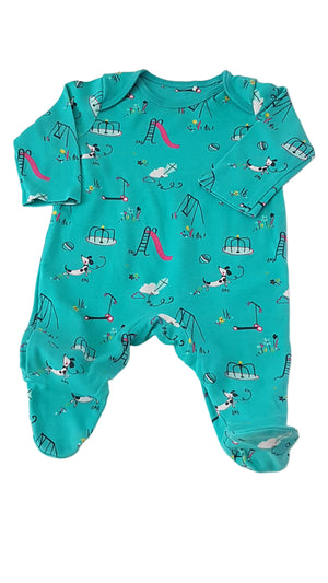 MOTHERCARE VIDÁM MINTÁS KISLÁNY RUGDALÓZÓ 62