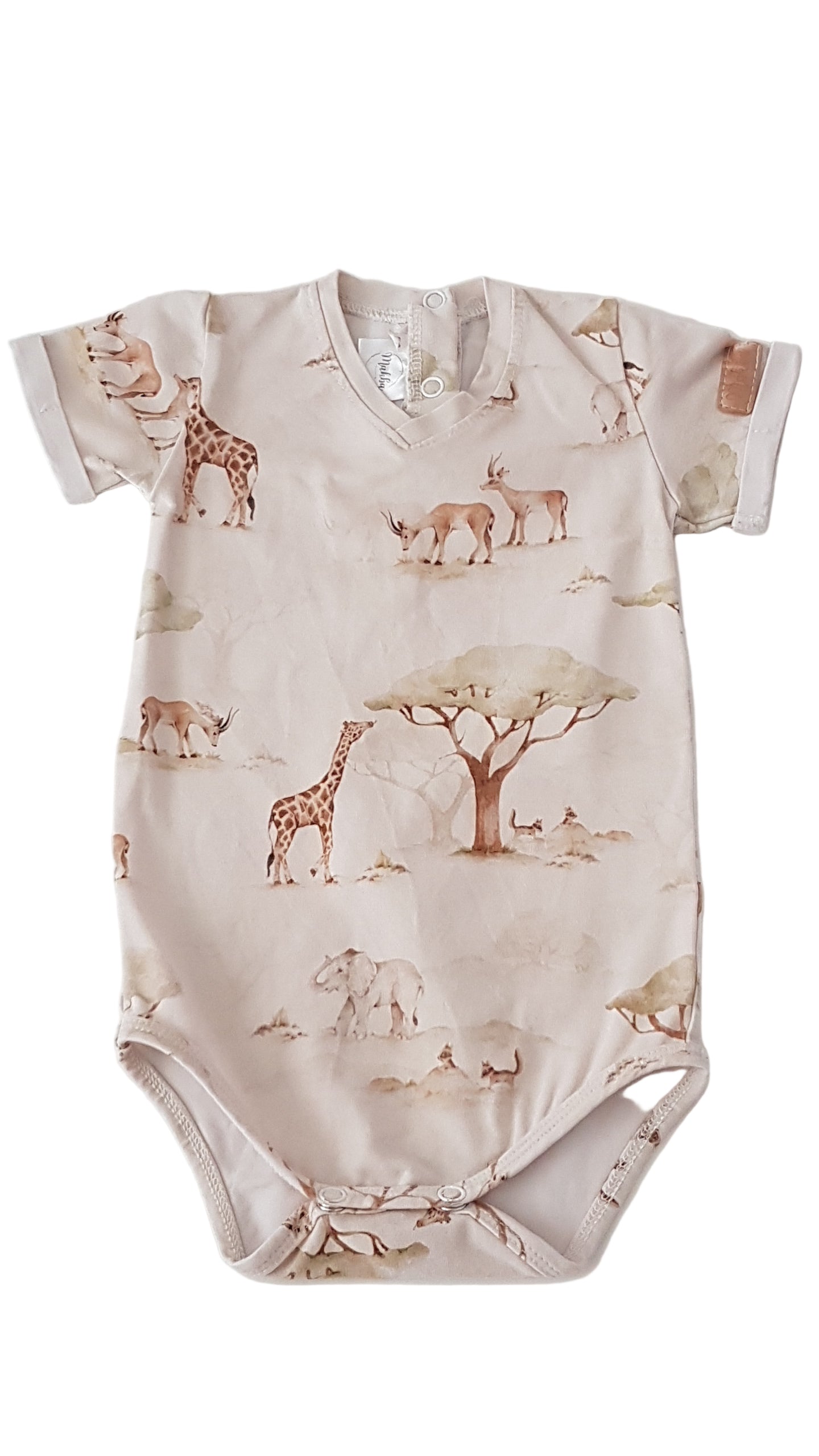 MAKHA SZAFARI MINTÁS UNISEX BODY 86
