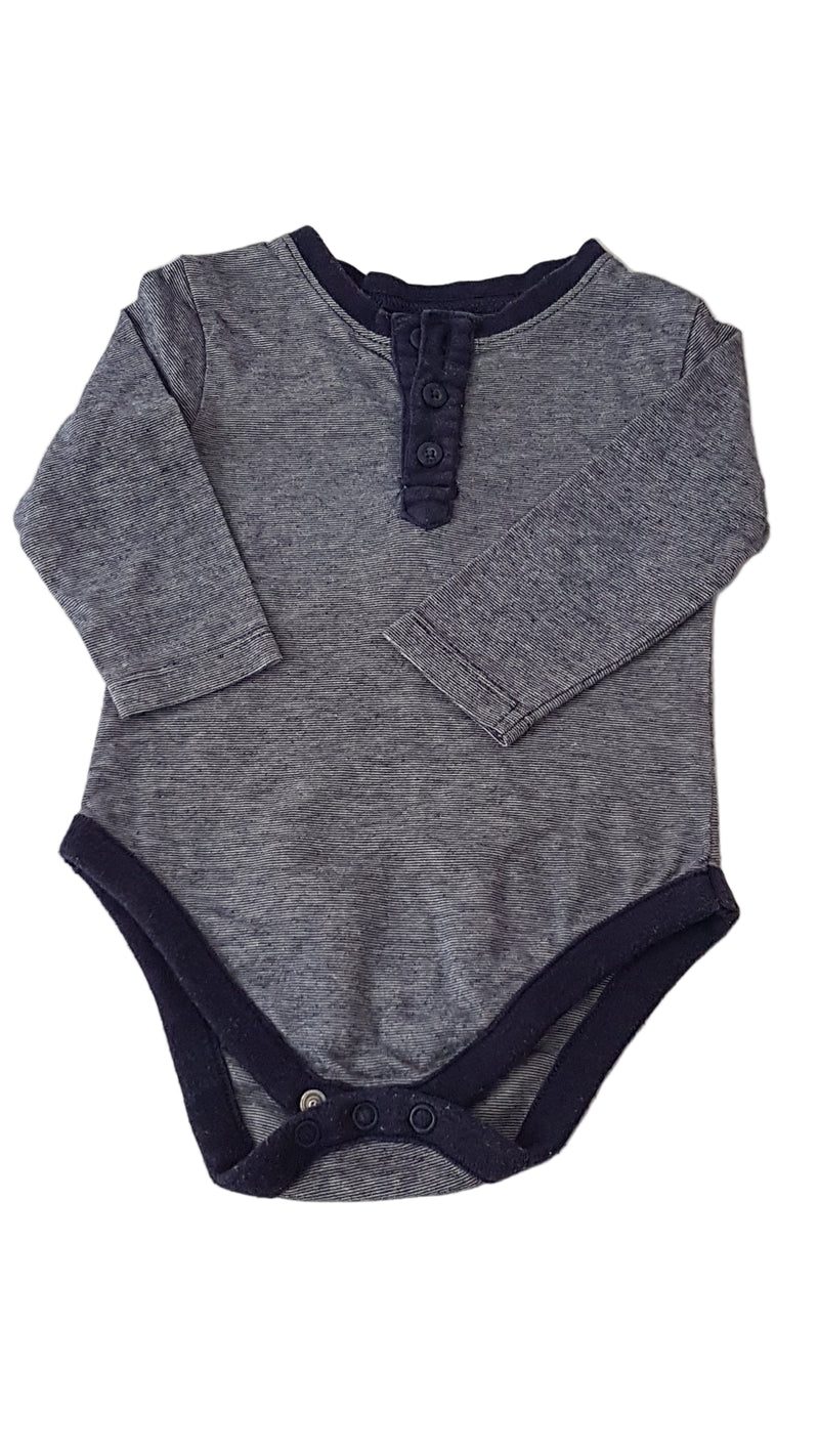 F&F SÖTÉTKÉK PÓLÓ-BODY 68