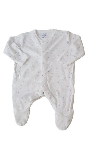 PURE BABY KÉK-CSILLAGOS KISFIÚ RUGDALÓZÓ 62