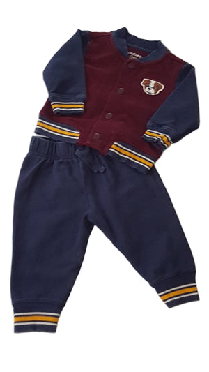 BUMDLES  KUTYÁS KISFIÚ JOGGER  SZETT 68