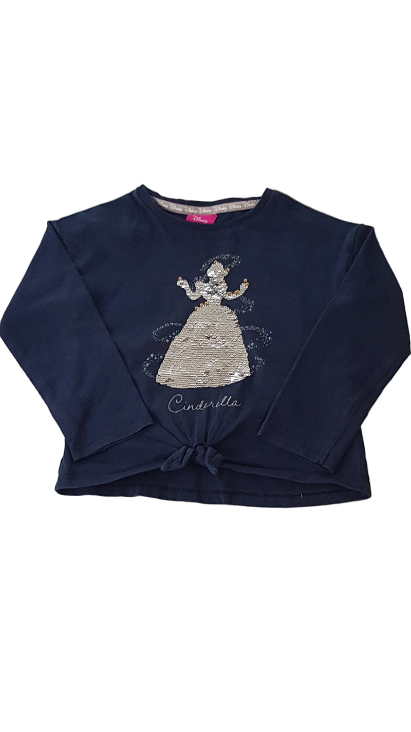 TU DISNEY CINDERELLA FLITTERES KISLÁNY FELSŐ 104-110